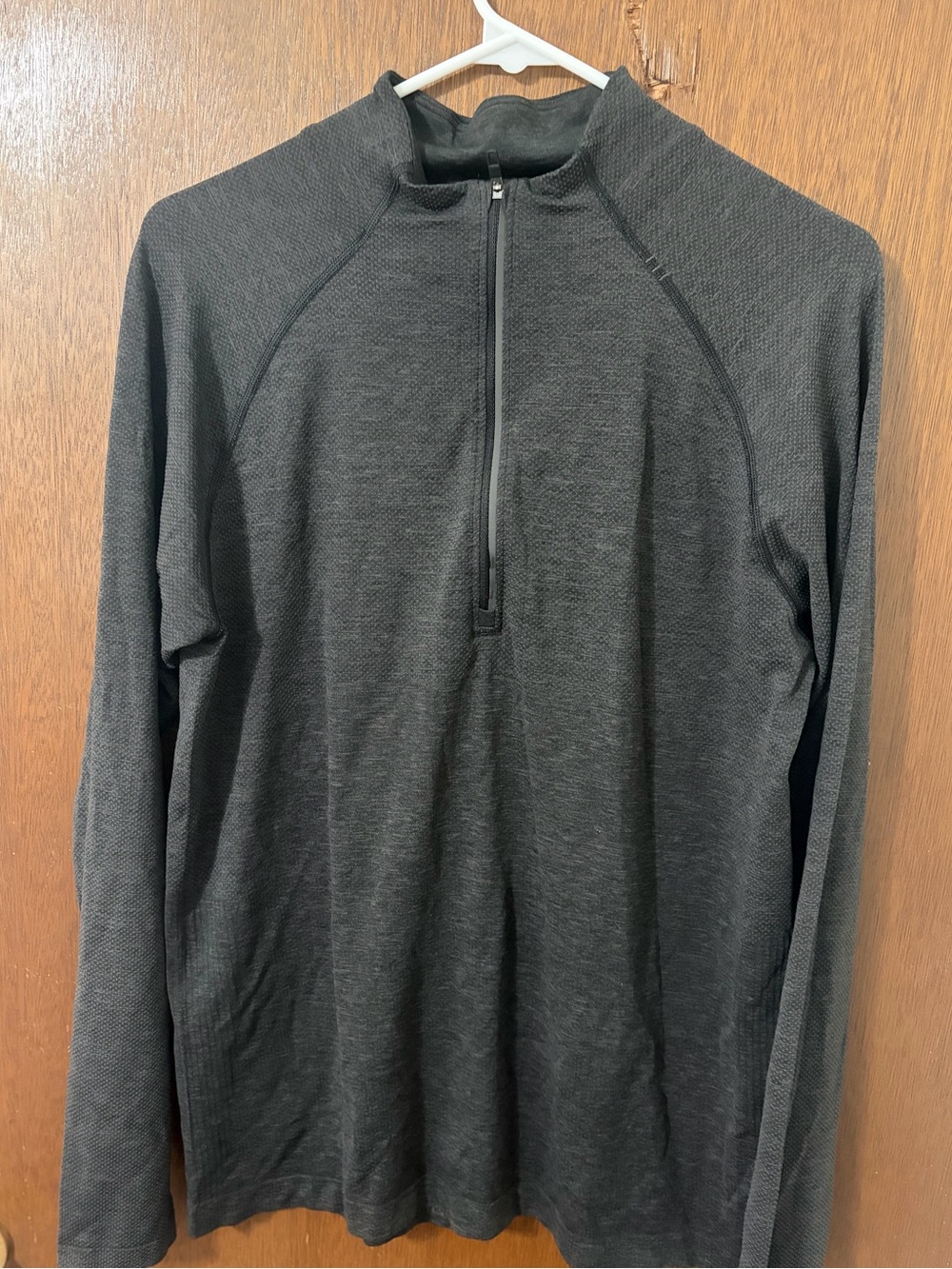 lululemon athletica Men's Dark Charcoal Half-Zip Pullover